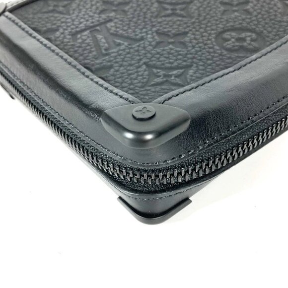 LOUIS VUITTON M68986 Taurillon Clemence Soft Trunk Pouch with Strap Clutch bag - Picture 6 of 16